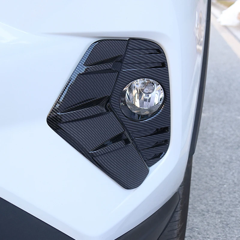 

Подходит для Rav4 2020 декоративная Передняя противотуманная фара с внутренней или внешней рамой Модифицированная противотуманная фара с блестками