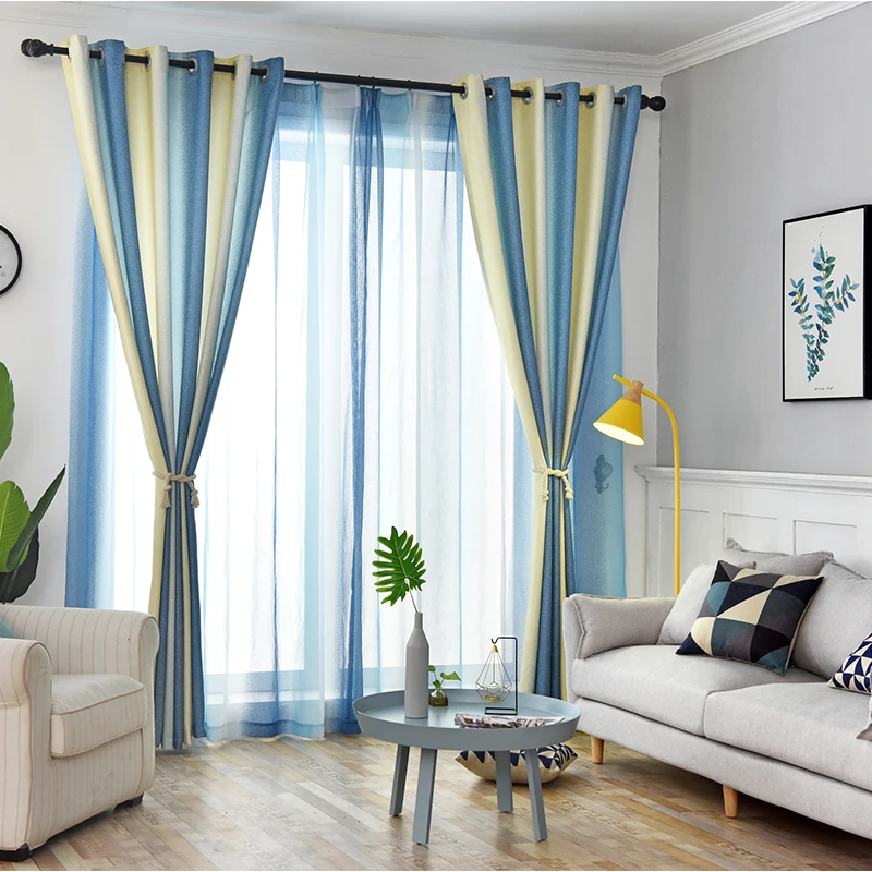 

Nordic curtains advanced polished curtains modern yarn bedroom windows and living room floor-to-ceiling windows