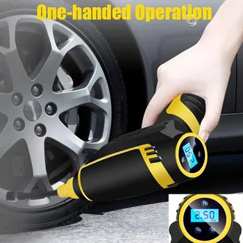 

Digital Car Air Pump Auto Air Pump Bicycles Portable Inflator Pump for LED Light