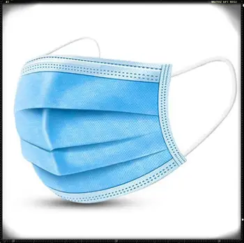 

1pc Face Mouth Anti Virus Mask Disposable Protect 3 Layers Filter Dustproof Earloop Non Woven Mouth Masks