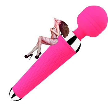 Multi-speed Vibrator AV Vibrator G-Spot Vibration Dildo Erotic Clit Massager Masturbator Anal Plug Adult Sex Toys For Women 5