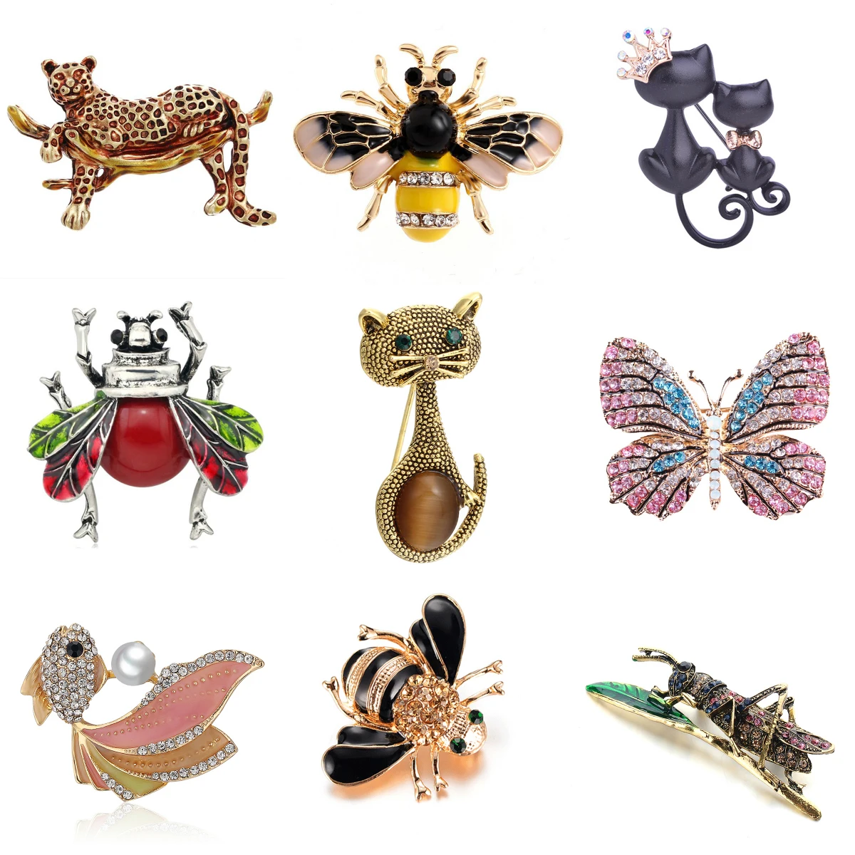 Модные женские туфли лодочки ручной работы в стиле собаки пчелы рыбка животное