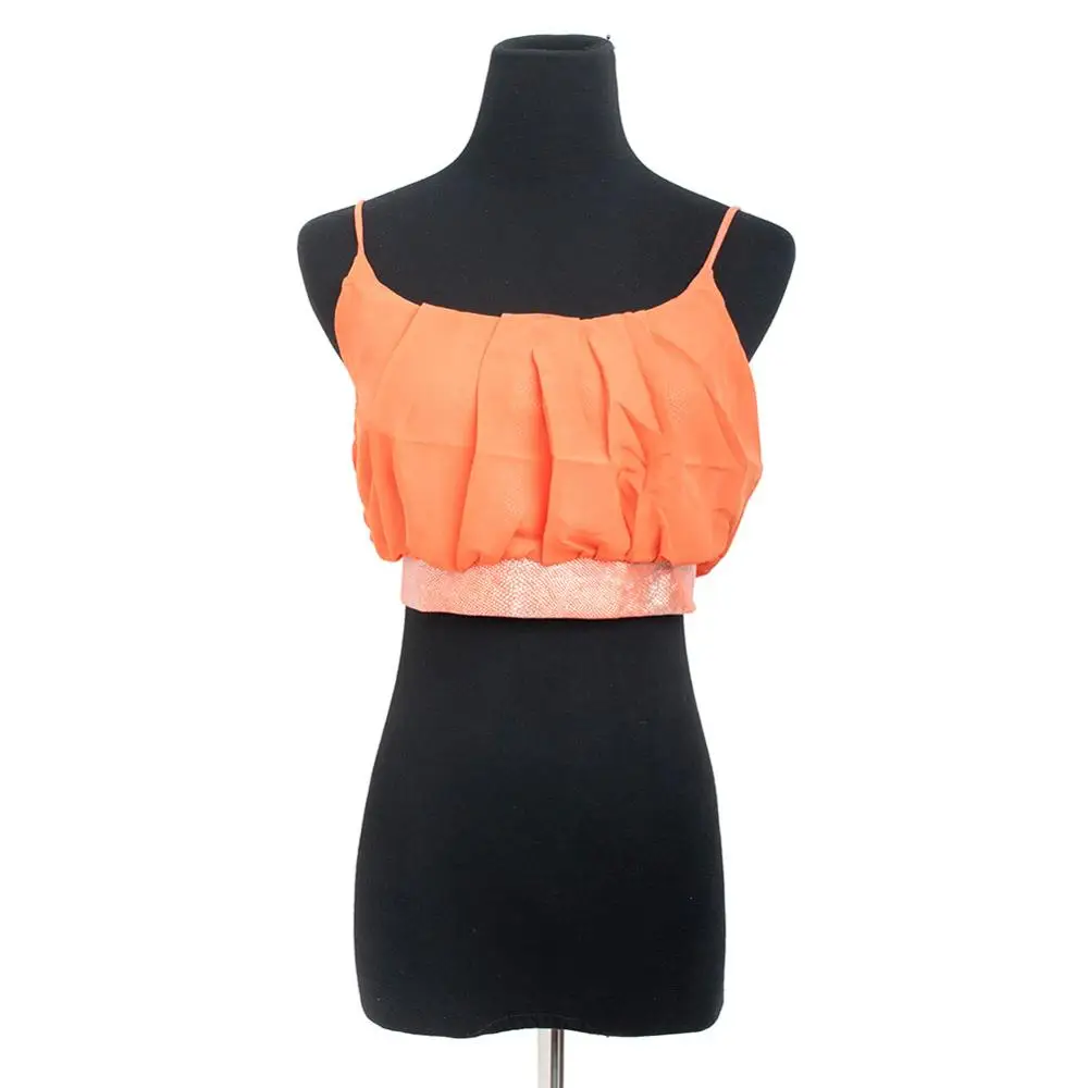 ROYAL SMEELA Women Belly Dance Lanterns Short Sleeve Bra Top with Chest Pad 2038