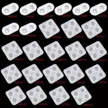 

All Sizes Ball-Jointed Doll Eye Resin Mold Eyeballs Half Round Doll Eyes Mold Q0KE