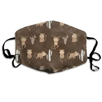 

Cactuses Monkeys Fashion Washable Anti Dust Windproof Polyester Face Mask