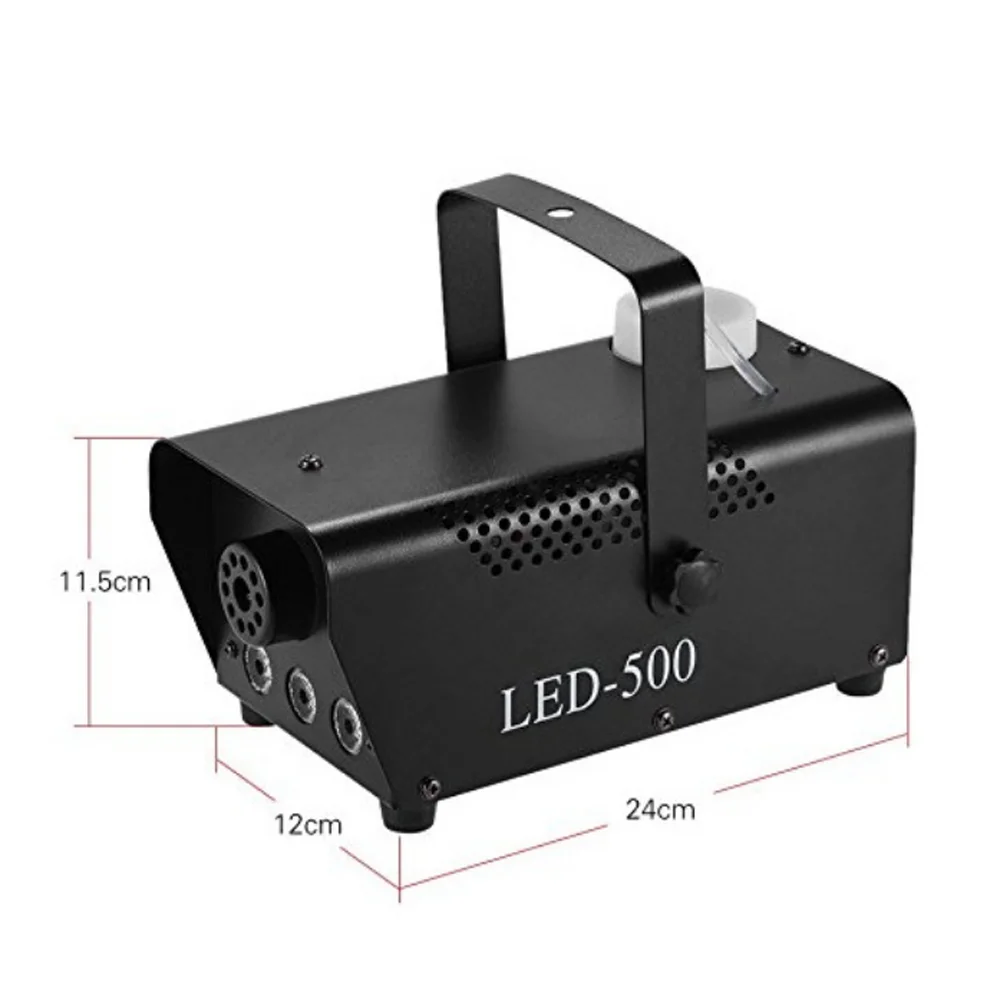 

High quality Free shipping LED 500W fog machine with RGB remote control for DJ Disco Party Club and wedding stage effect machine