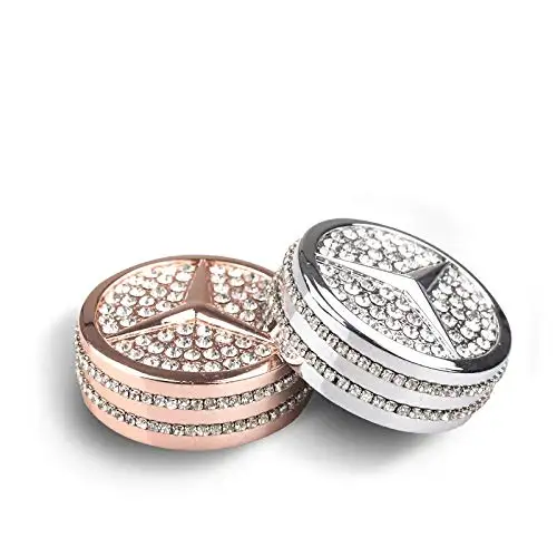 Bling Crystal Shiny Diamond interior Multimedia Media Control Cover Accessory for Mercedes Benz