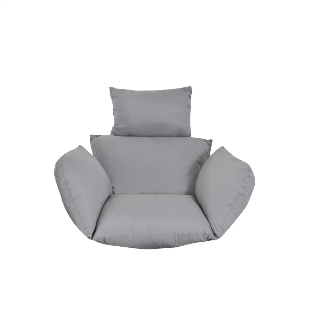 Качели подвесная Корзина Подушка для сиденья подвесное кресло подушка для дома Декор подушки для кресла качалки коврики Подушка для садового кресла - Цвет: silver gray