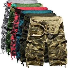 Camouflage Loose Cargo Shorts Men Cool Camo Summer Short Pants Hot Sale Homme Cargo Shorts Plus Size Brand Clothing