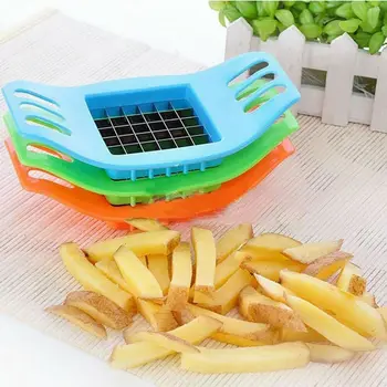1PC NEW Creative Kitchen Tool Vegetable Potato Slicer Chips Cutter Chopper Cutting Slicing Cutter Gadget