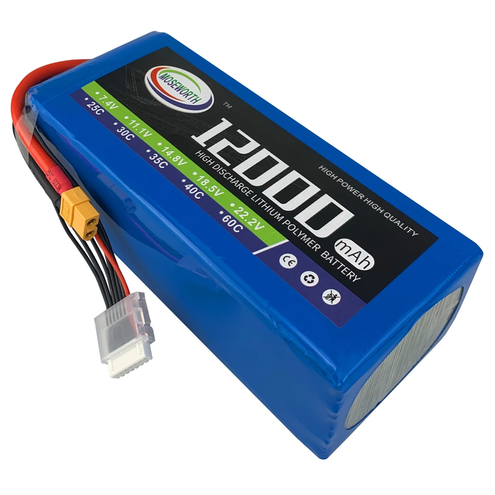 5S 18 5 V 12000 мА/ч 25C 35C для дистанционно управляемого летательного аппарата LiPo BatteryFor