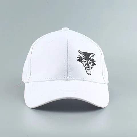 wolf white Новая мода Повседневное Бейсбол Кепки унисекс бейсболки с животными Для мужчин волк шляпа c вышивкой, для отца с костями регулируемые мужские и женские бейсбольные кепки - Цвет: wolf white