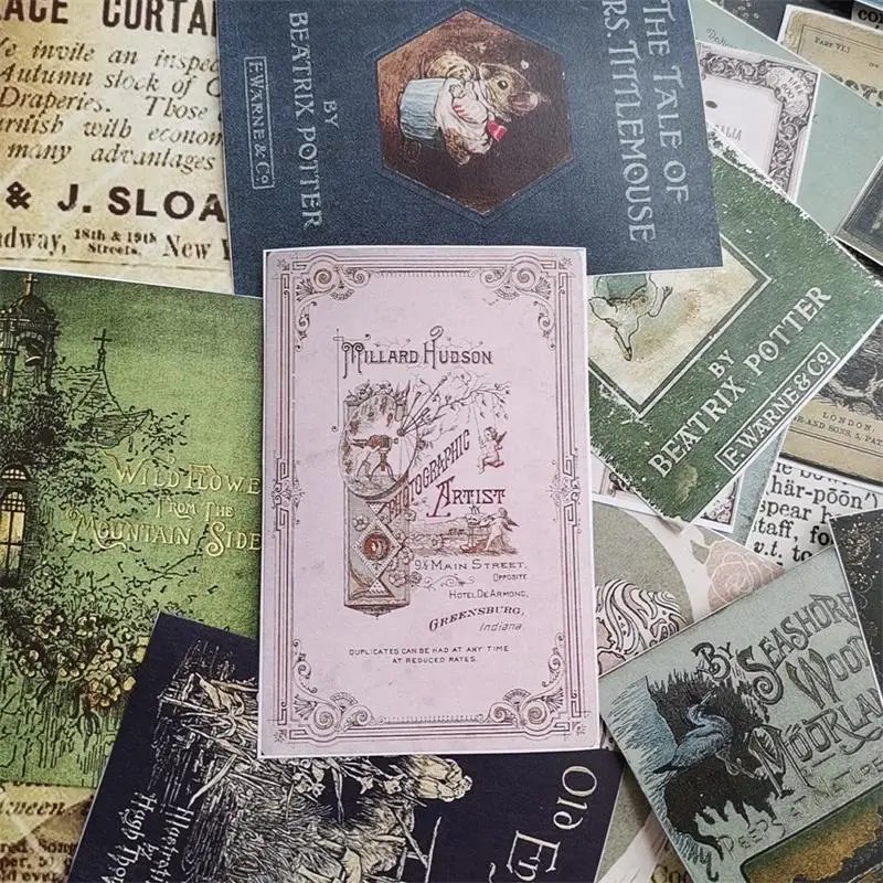 24 шт./компл. Винтаж книгу шаблон Бумага пакет для Скрапбукинг Happy planner изготовления открыток мусор журнал проекта