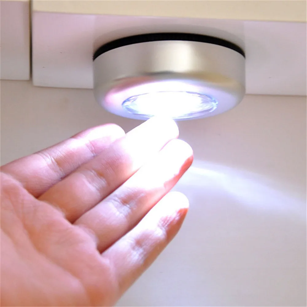 

3 leds Under Cabinet Light LED Wireless Bedroom lights touch sensor Control Wardrobe car boot Night Lamp For Dormitory Closet