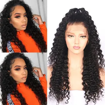 

Fureya Hair Full Lace Human Hair Wigs With Baby Hair Glueless Deep Curly Full Lace Wigs For Women Brazilian Remy Hair