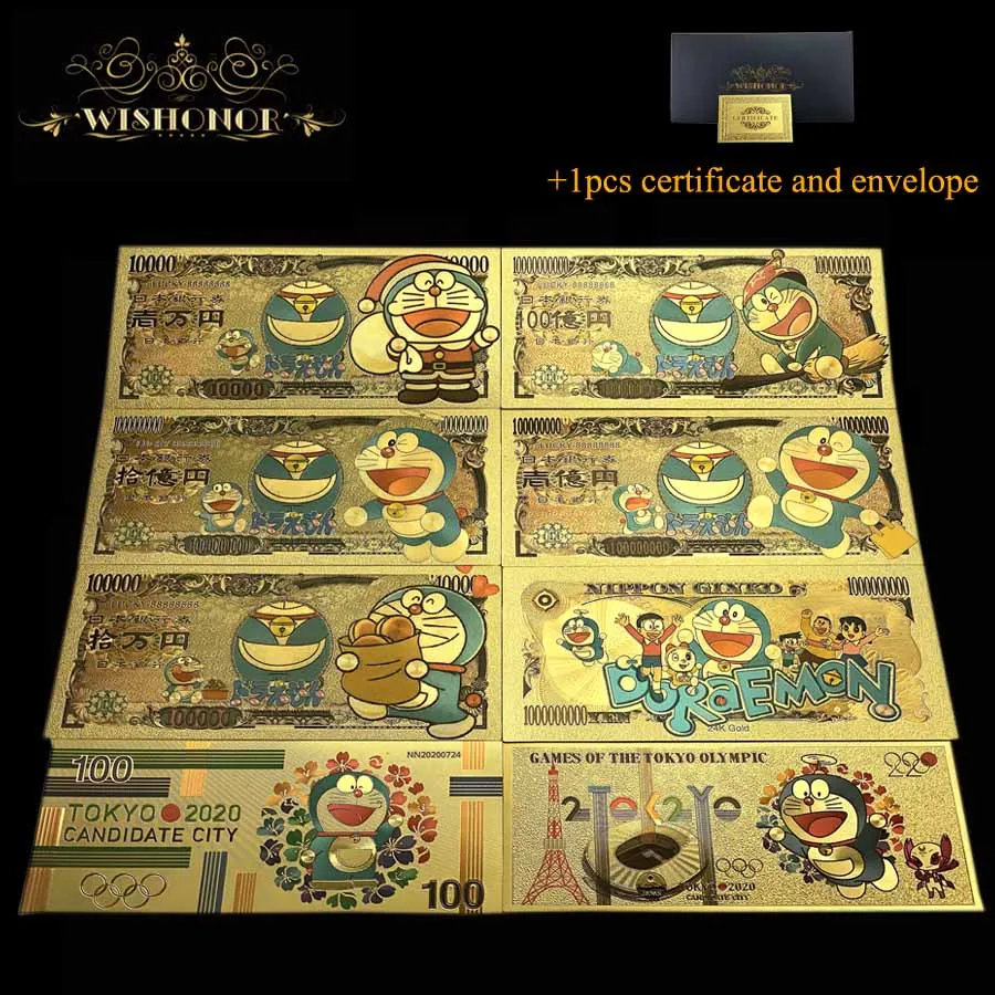 7 шт./компл. японское аниме One Piece Monkey D. Luffy Sanji Nico · нами и Робин банкнота для детства