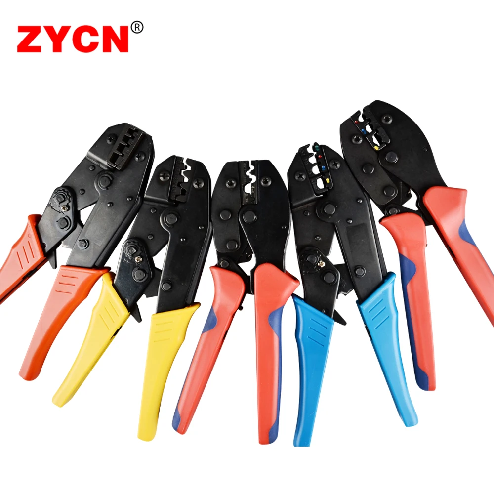 HS-40J 16GF 압착 펜치 도구 9 인치 절연 단자 래칫 와이어 커넥터 전기 탄소강 턱 0.25-6mm2