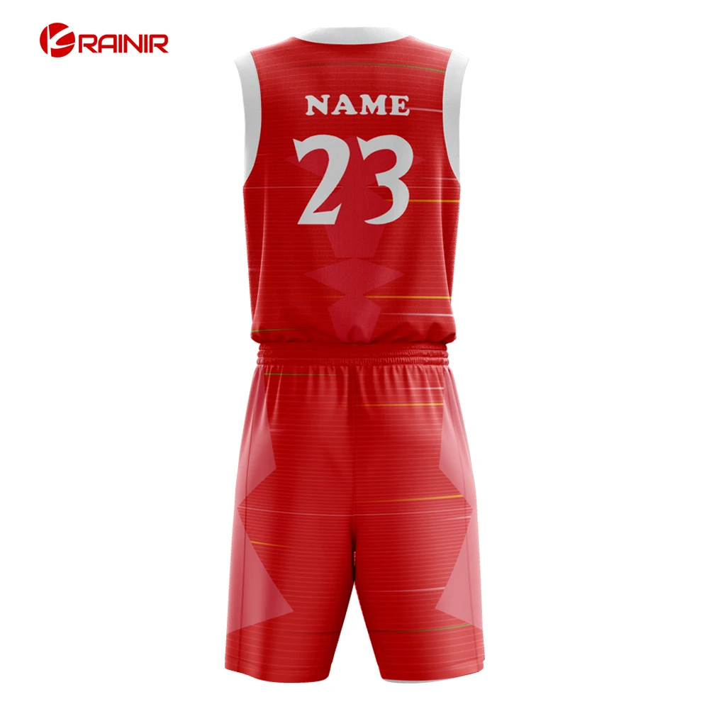 basketball jersey red and black