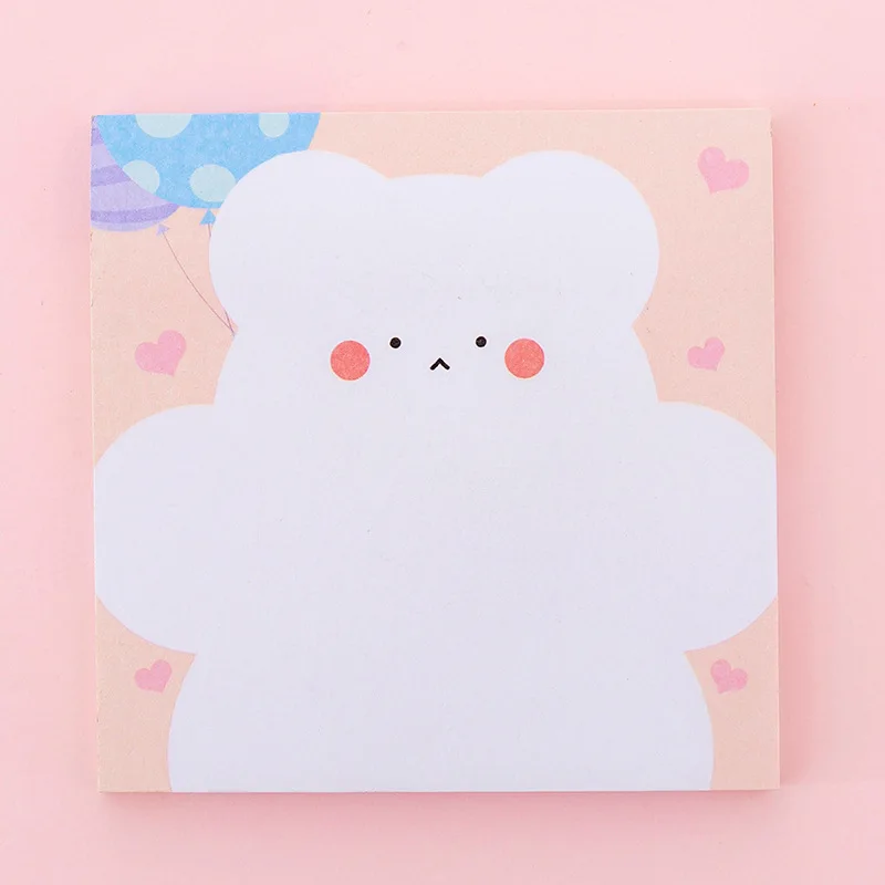 Kawai кролик блок Post блокнот для заметок липкая бумага стикер Kawaii милый стационарный вещь Школа Офис Материал сообщение Memopad
