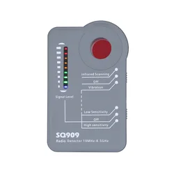 Original BEMDEKE Spy Hidden Camera Detector Audio Bug Detector Vibration Warning Anti-Candid Anti-Eavesdropping