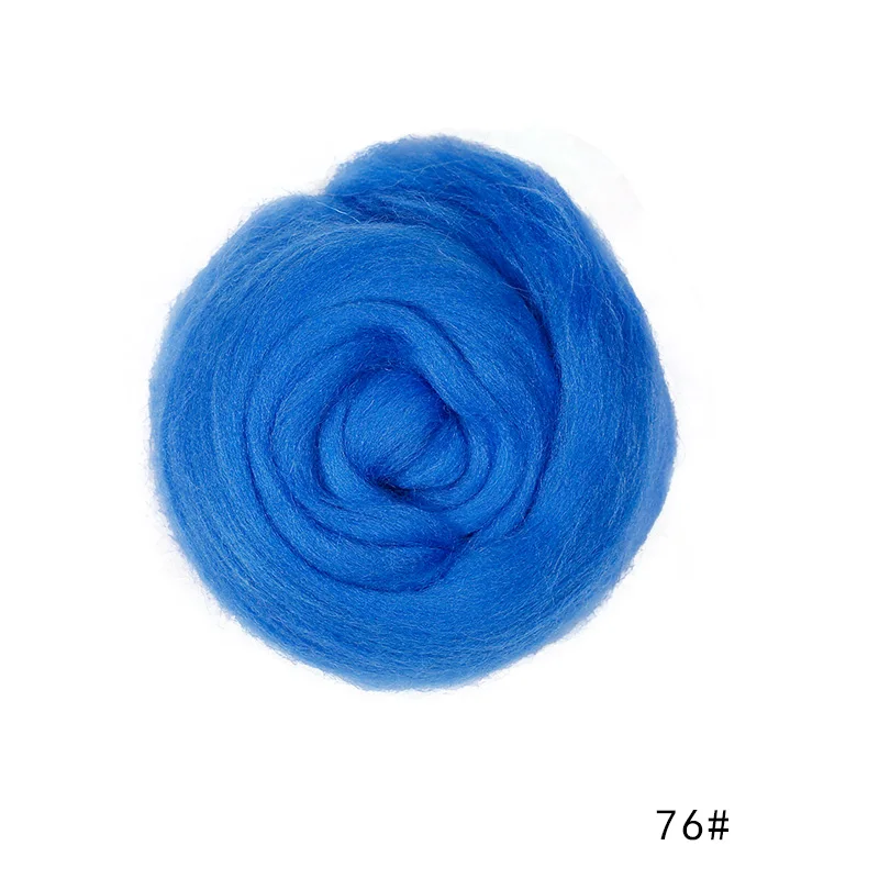 MIUSIE 26 Colors Felting Wool Soft Wool Fibre Roving Wool for Needle  Felting and Handcraft DIY Doll Suitable for Women Beginner