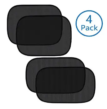 

4pcs/set Car Window Shades Electrostatic Film Side Window Sunshade 51*31cm Car Sun Protector Parasol Coche