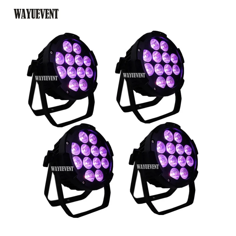 4pcs/lot Free Shipping IP65 Waterproof 12X18W 6in1 Led Battery Uplight Wireless Uplighting DMX512 Par Light | Освещение