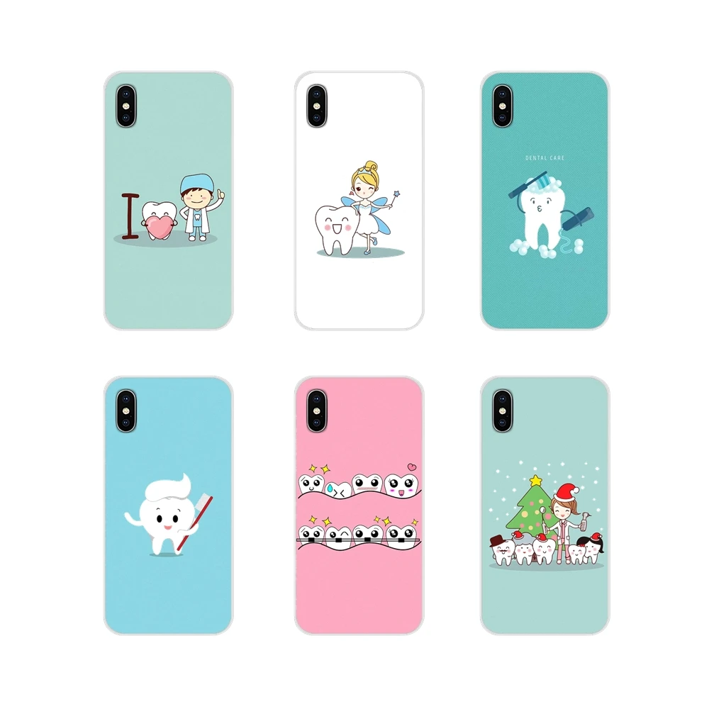 For BQ Aquaris S 5059 5035 6040L C V Plus X X2 Pro U U2 Lite M 2017 E 4.5 E5 X5 Cute Wisdom Teeth Dentist Tooth Accessories Case | Мобильные