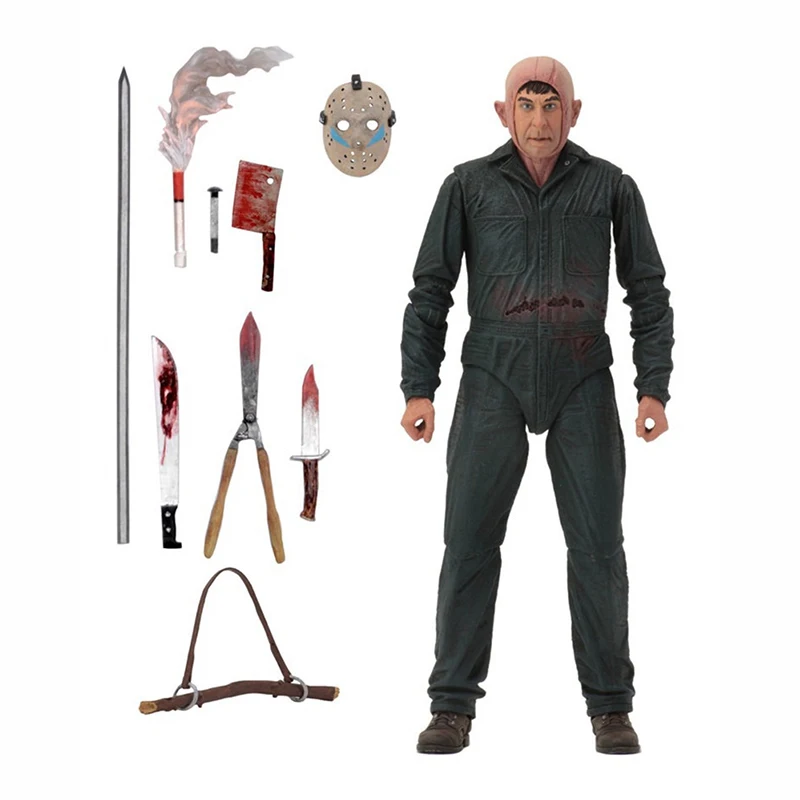 

NECA Friday the 13th Fake Jason Roy Burns Collectible Action Figure Toys Joints Movable Room Decoration Halloween Gifts