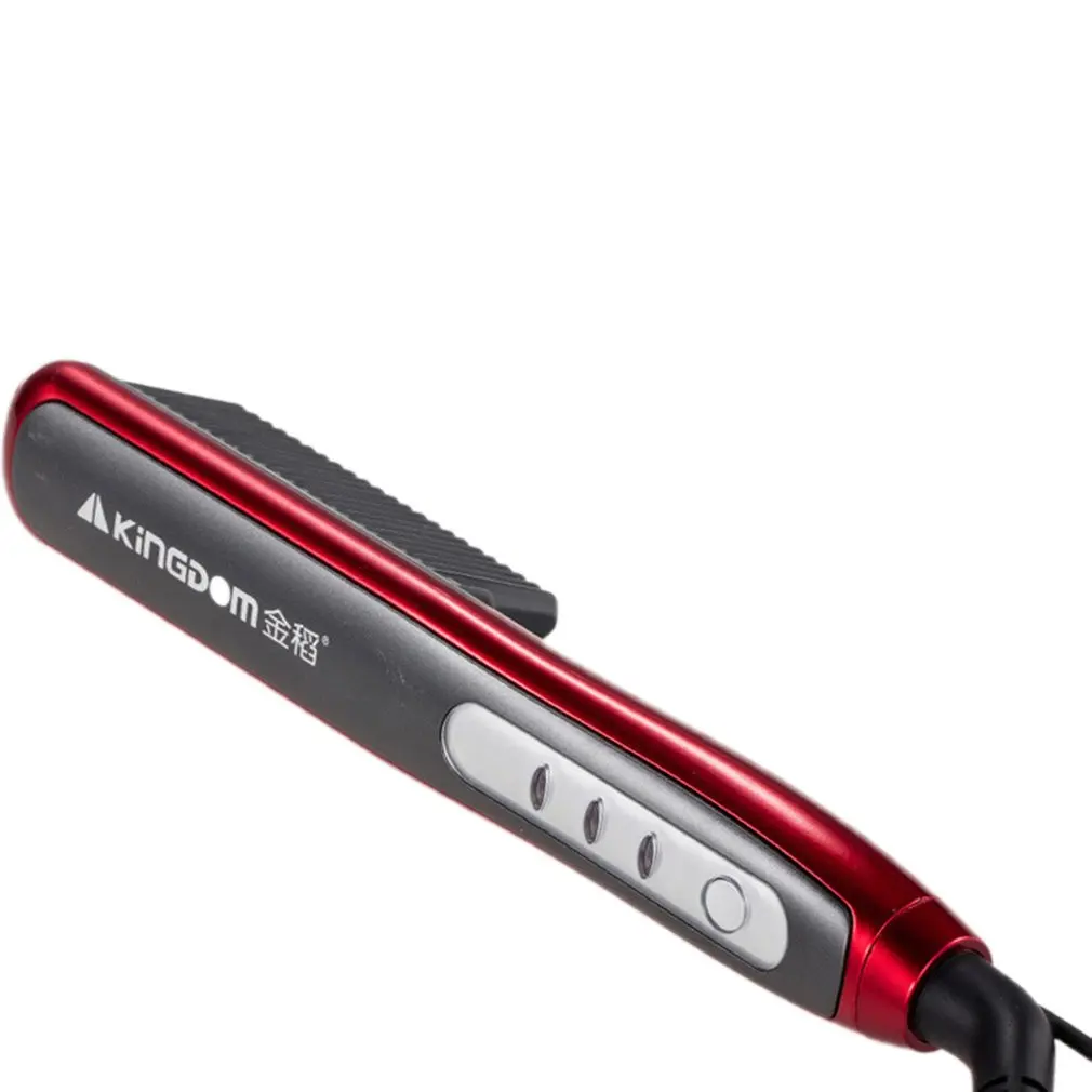 KD-388B Mini-roll Straight Dual Use Electric Splinter Hair Straighten Comb Hair Straightener Hair Curler Hairdressing Tools