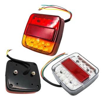 

2pcs Car Tail Light Set Trailer Truck Brake License plate Lamp Universal