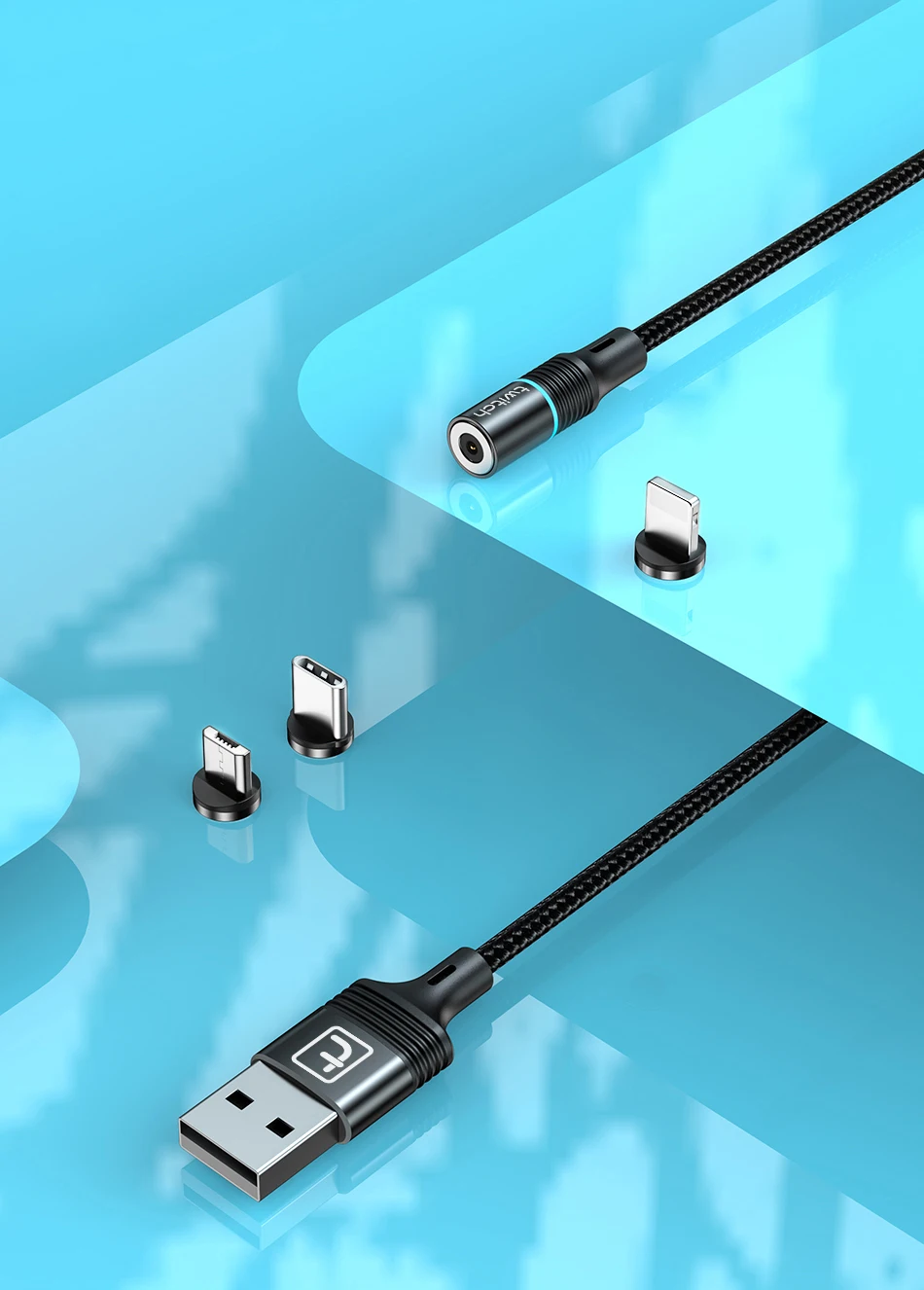 Магнитный usb-кабель Twitch для iPhone Xs Max Xr X 11 8 7 6 6s 5S iPad Магнитный кабель для быстрой зарядки мобильного телефона магнитное зарядное устройство