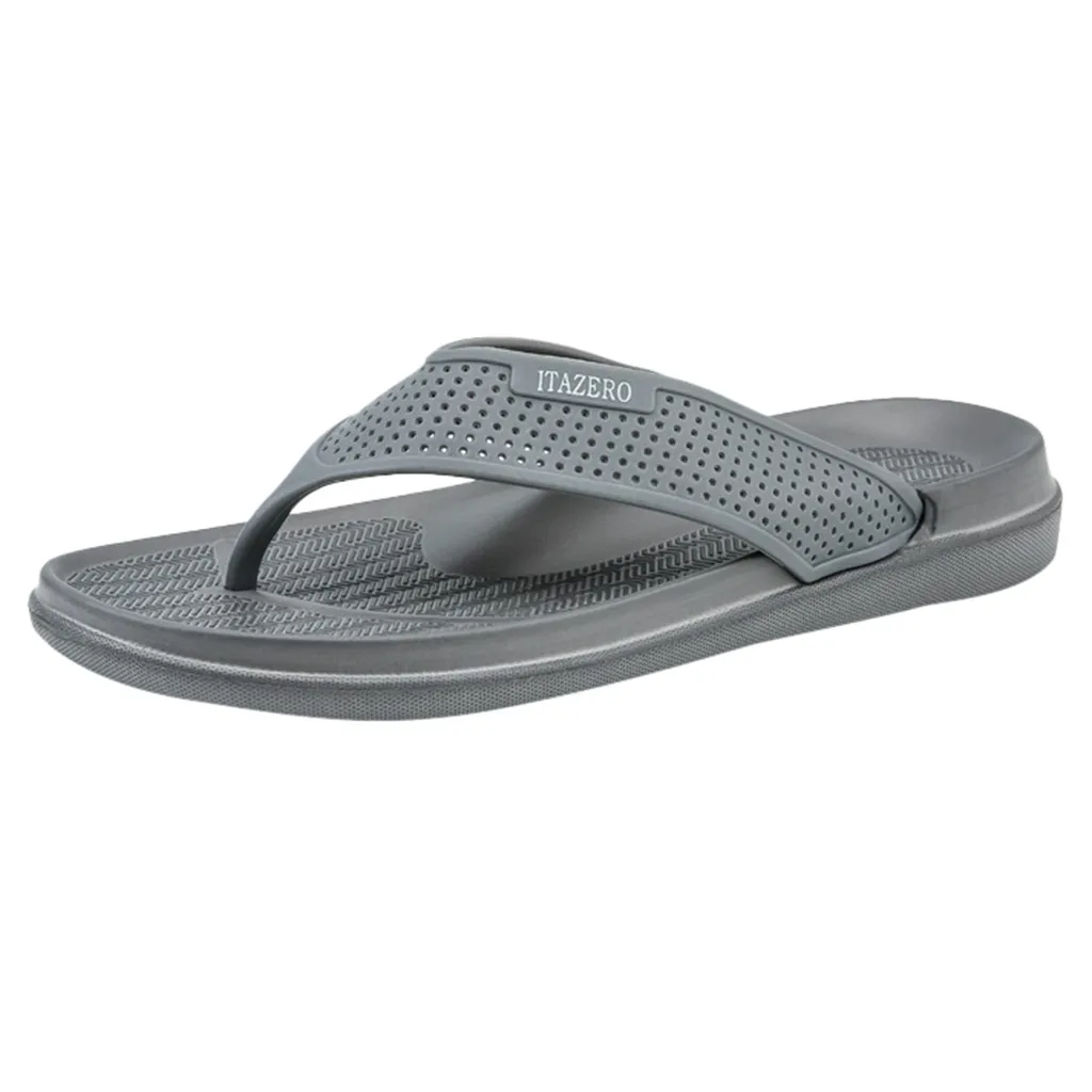 

SAGACE Casual Shoes Men Summer Fashion Casual Flip Flops Men Shoes Solid beach slippers men Sandal Breathable Flip Flops Shoes