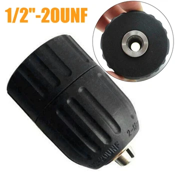 

Precision13mm 1/2"-20UNF Mount Keyless Impact Hex Shank Drill Chuck Shaft For Bosch Makita Drills Tool Clamping range Driver