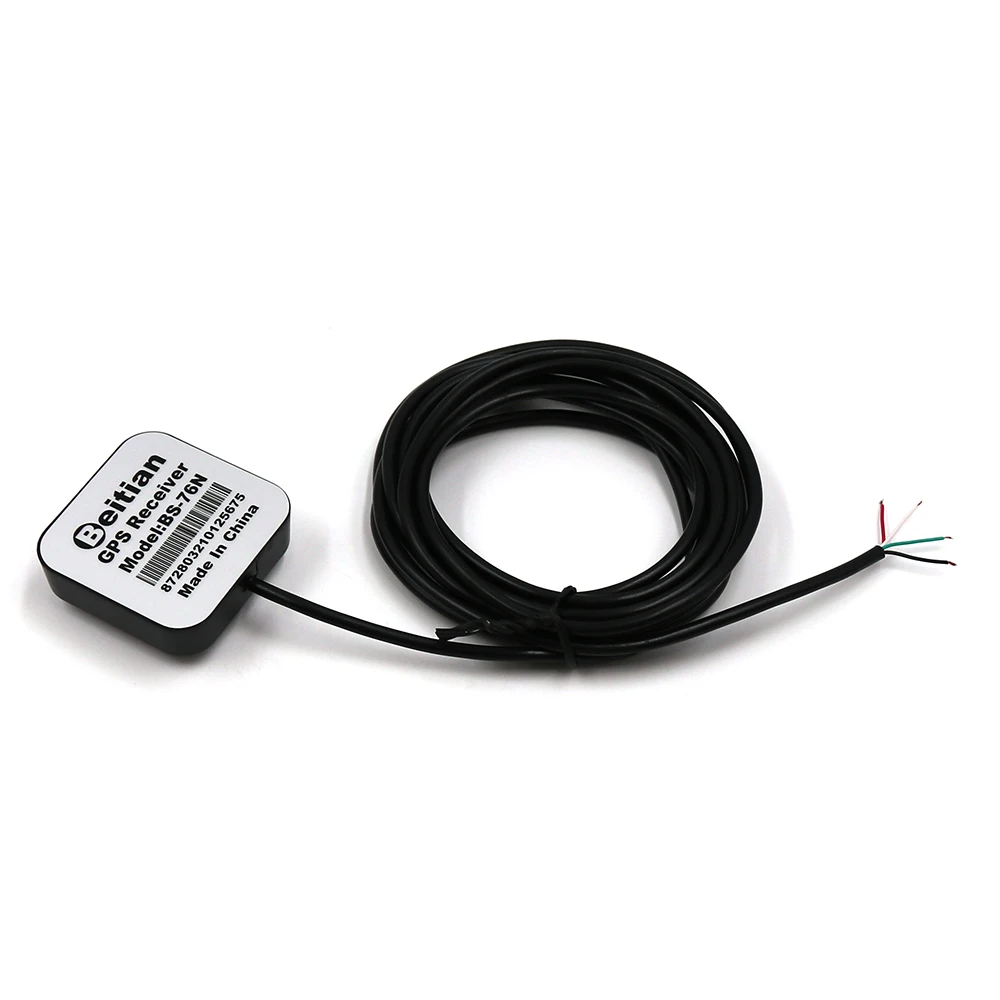 BEITIAN Ubx G7020-KT 4 кабель DIY квадратный корпус магнитное дно водонепроницаемый IP67 1 Гц 5,0 в gps приемник ttl уровень BS-76N
