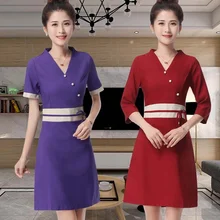 Новое поступление отель униформа лабораторное платье для женщин с длинными рукавами медицинская форма наряд салон красоты спа модная рабочая одежда