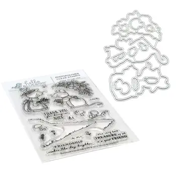 

Mice Metal Cutting Dies Stencils for DIY Scrapbooking Paper Card Embossing 95AA