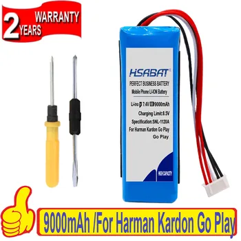 

GSP1029102 01 Top Brand 100% New 9000mAh Battery for Harman Kardon Go Play Mini / Go Play Speaker Batteries + free gfit