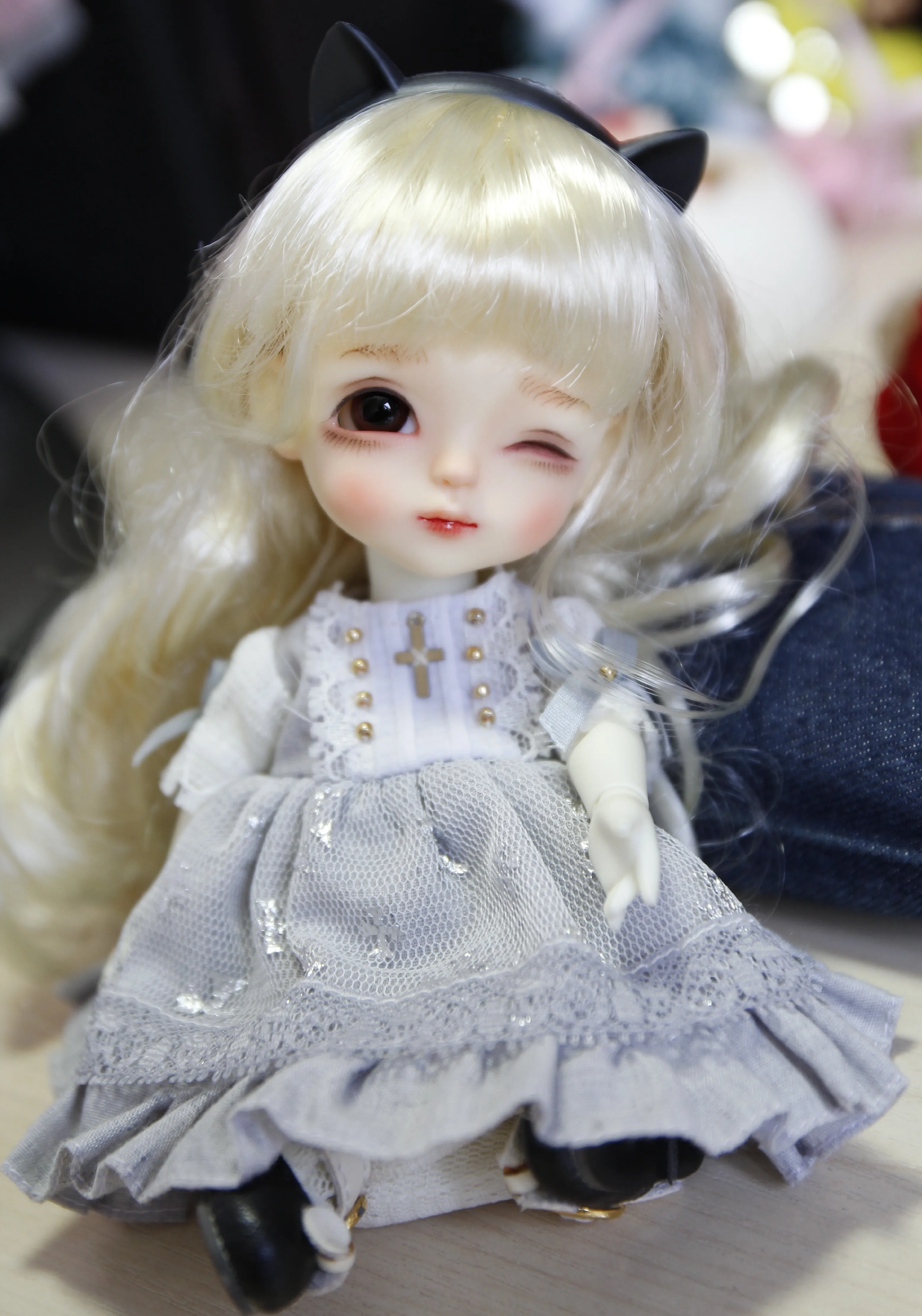 BJD кукла девочка Luna wink 1/8 Размер крошечная высокое качество смолы игрушки подарок