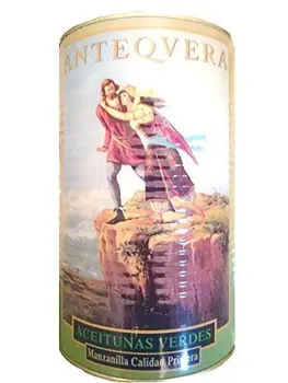 

3 lattine grandi. – Olive Manzanillas, con un morbido Sabor anchoa. Basso Contenuto Di Sale.