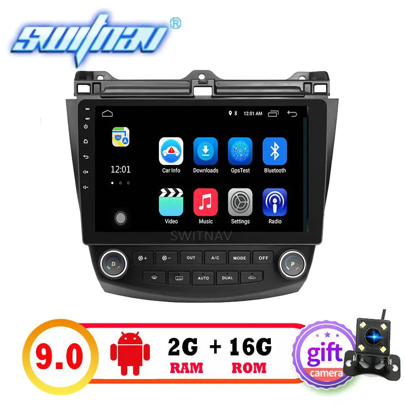 Excellent SWITNAV Big Screen Android 9.0 CAR DVD Player For HONDA ACCORD 7 car multimedia support DVR DAB OBD car audio gps 11