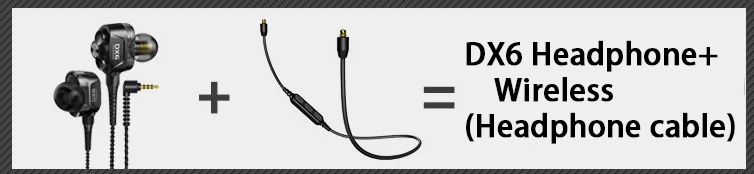 black wireless Наушники-вкладыши, шумоизолирующие наушники, сбалансированный бас-звук с микрофоном, кристально прозрачный кабель MMCX - Цвет: black wireless