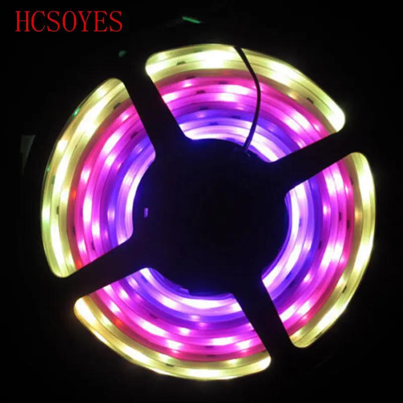 5m RGB Мечта Магия Светодиодные ленты DC12V 6803 IC IP67 водонепроницаемый 5050 SMD 150LED гибкий
