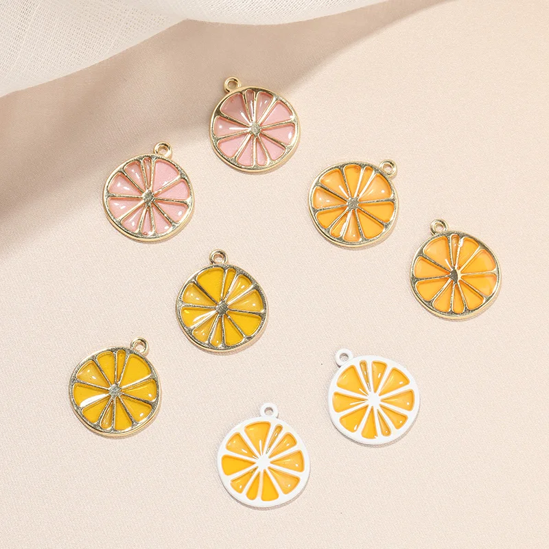 

Cute Fruit Lemon Earring Settings DIY Accessories Jewelry Gift Party Beach Decor Handmade For Women Girl Lady