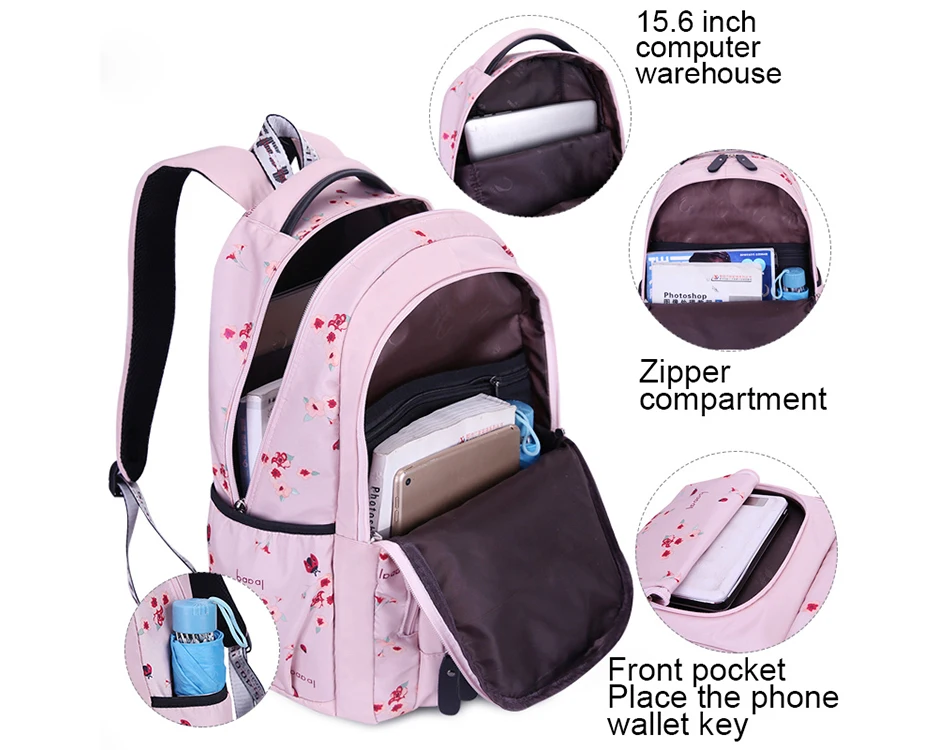 Школьный рюкзак большой школьный милый школьный рюкзак для девочек с принтом водонепроницаемый рюкзак для начальной школы книга сумки для подростков