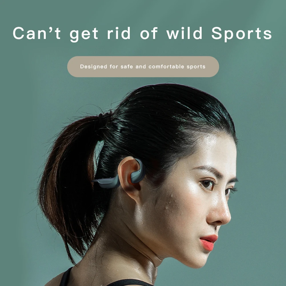 G 100 Bluetooth 5 0 Wireless Headphones Bone Conduction Earphone Outdoor Wireless Sports Earphones Handsfree Headsets