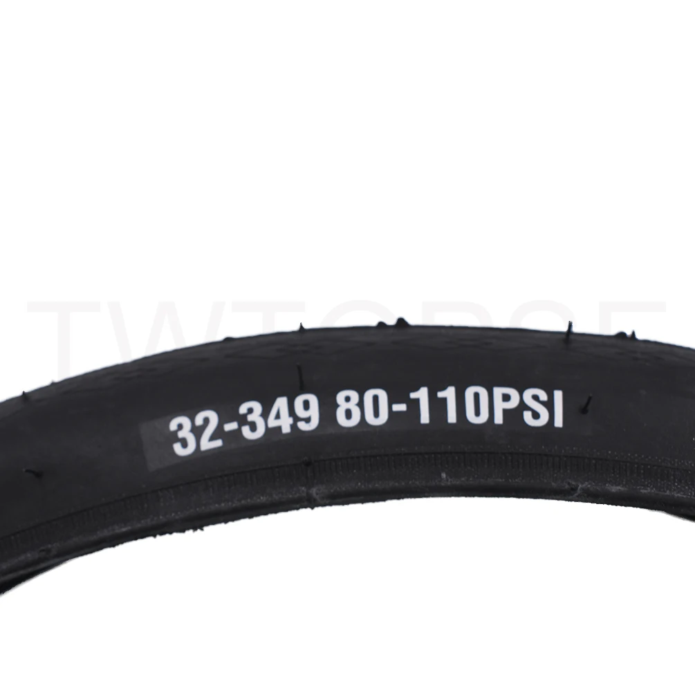 TWTOPSE 349 16" Bike Tire For Brompton Folding Bicycle Tire 80-110PSI 120TPI Anti Puncture Ultralight 205g Cycling Bicycle Tires