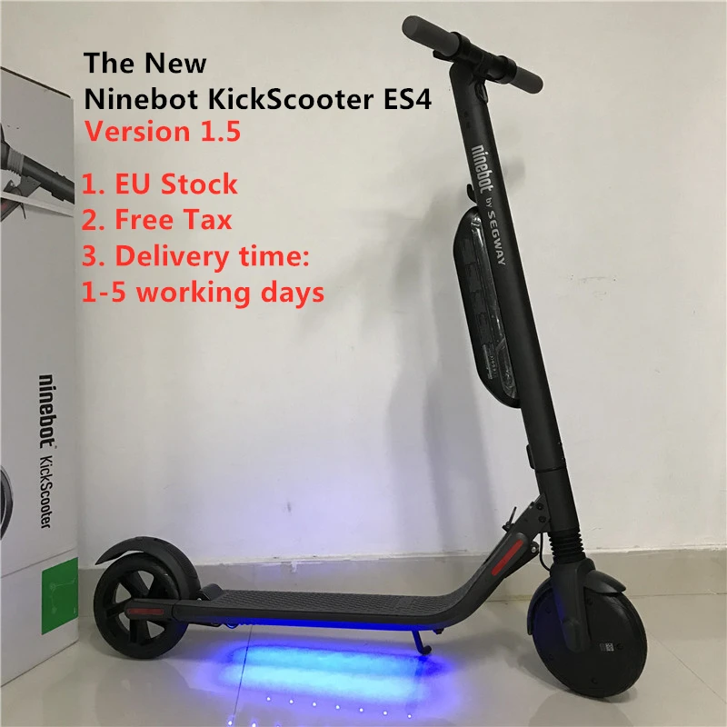 Ninebot ES4/ES2 KickScooter версия 1,5 умный Электрический Скутер Складной 30 км/ч 45 км легкий скейтборд