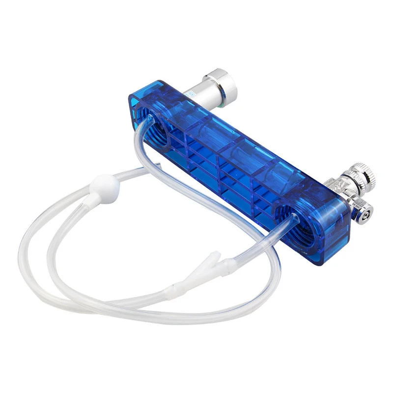 

Hot Sale Diy Co2 Diffuser D501 Kit Planted Aquarium Co2 Diffuser Needle Valve Pressure Gauge Generator Blue