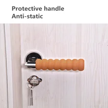 2 шт. Чехлы для дверных ручек мягкий дверной ручки крышки протектор без статического электричества детское защитное эластичный пылезащитные заглушки для дома и сада